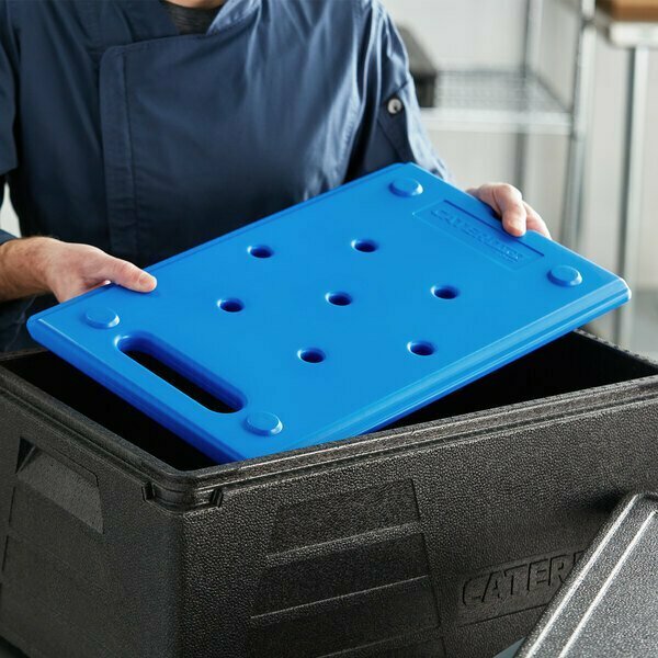 Catergator Dash Blue Full Size Ice Board for Food Pan Carriers 215EPPCOLDPK